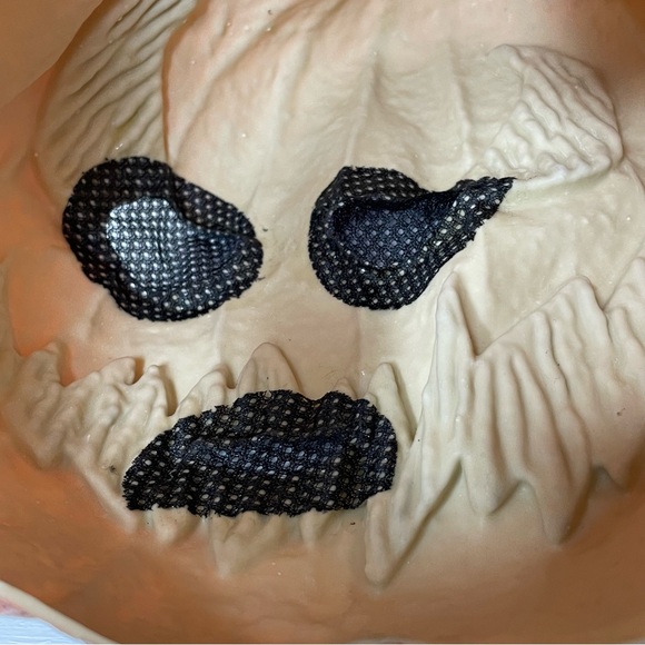 Halloween Costume Harvester Scary Pumpkin Man Kids Sz 12-14 - Picture 9 of 10